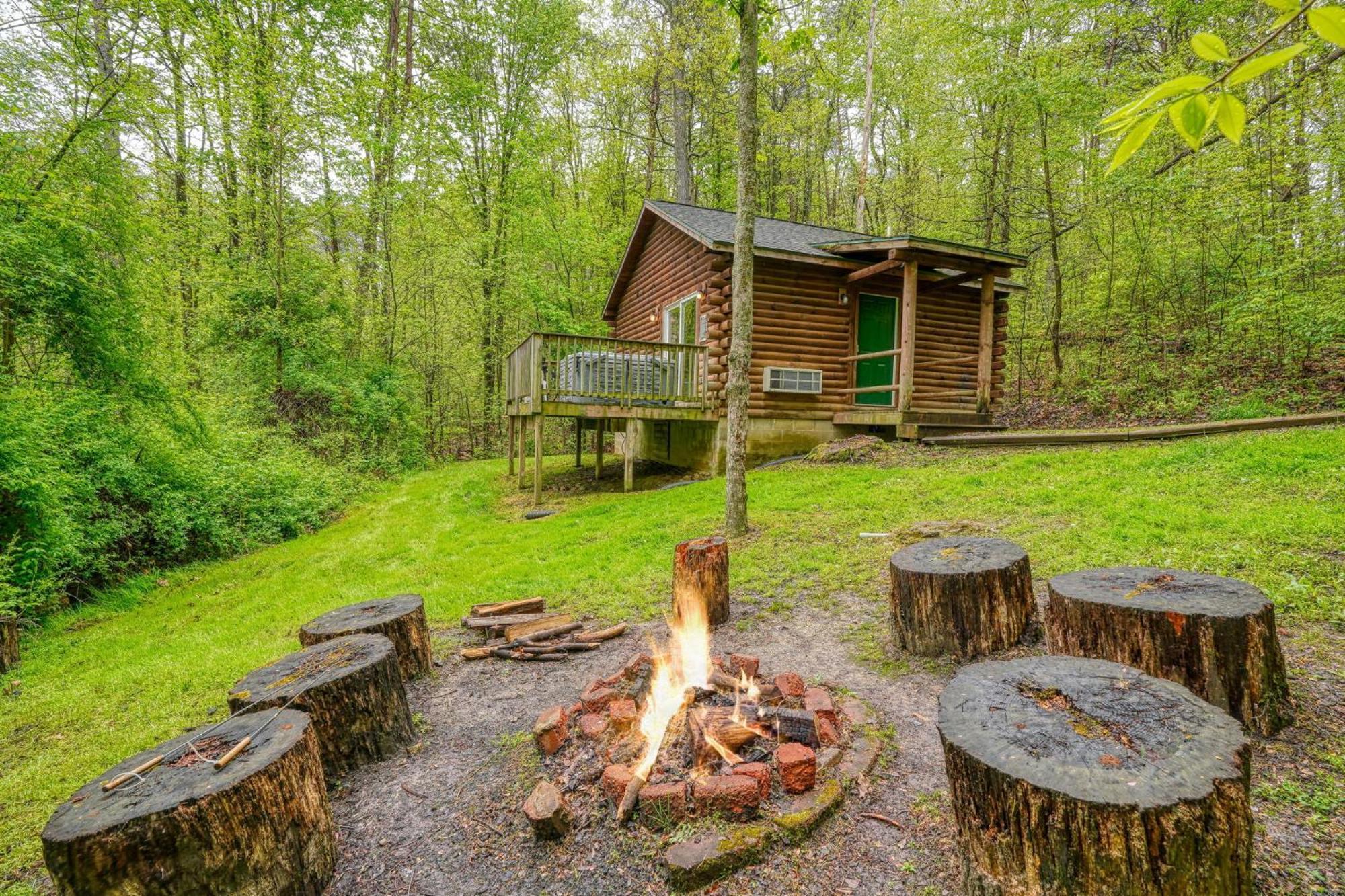 Blue Rose Cabins - Big Woody Cabin Logan Exterior foto